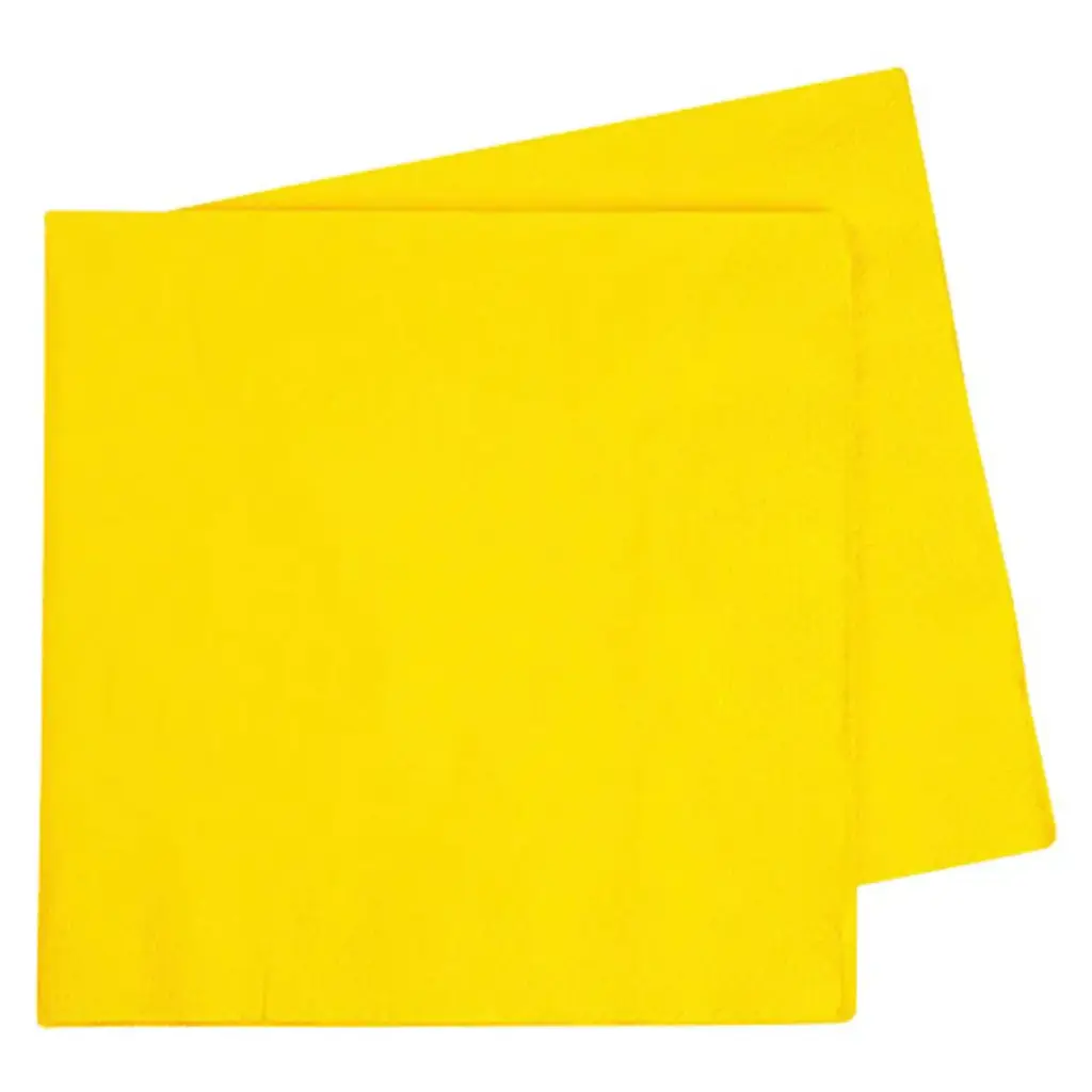 [AD2GOLD] DINNER NAPKIN 2PLY YELLOW