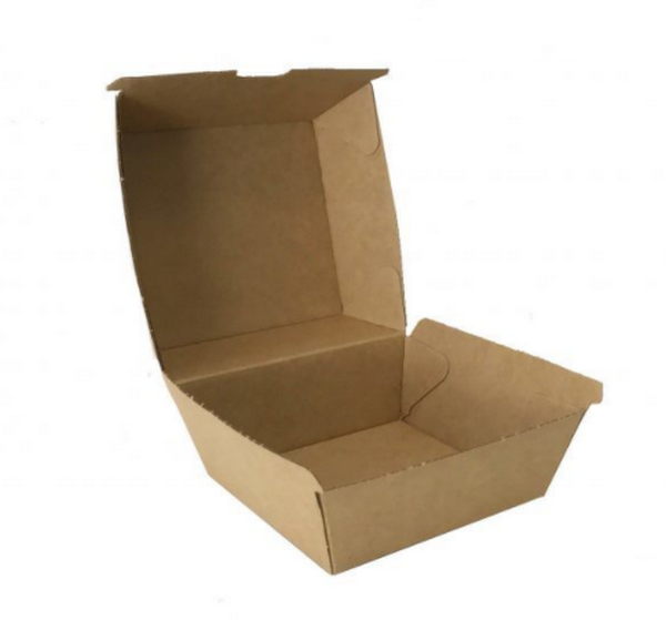 [BBBB] CORRUGATED BROWN BOARD BURGER CLAM