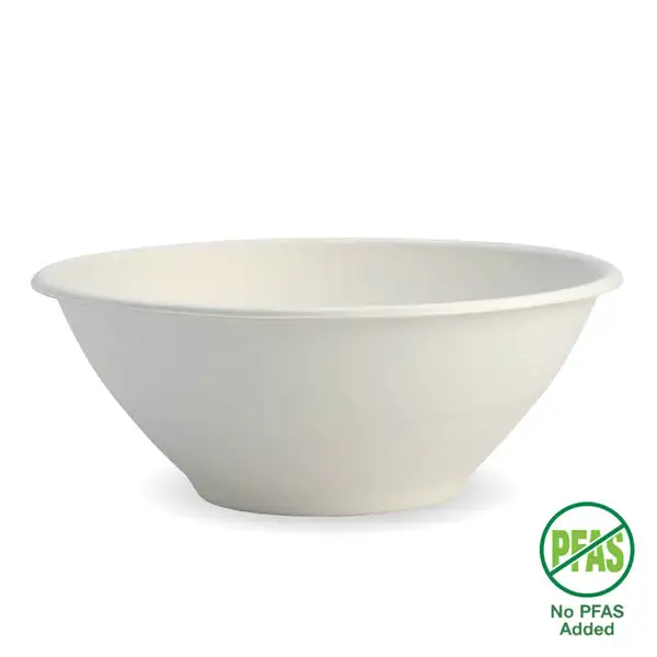 [BIOBBL40N] BIOCANE 40oz SUGARCANE BOWL WHITE
