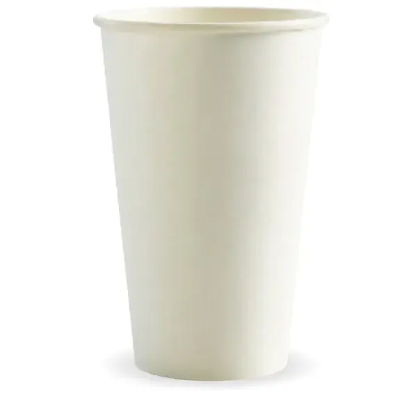 BIOCUP 16oz (90mm) SINGLE WHITE