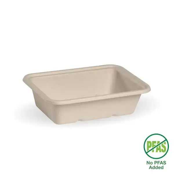 BIOCANE 600mL NATURAL TAKEAWAY BASE 180X124X50 B-LB-600-N