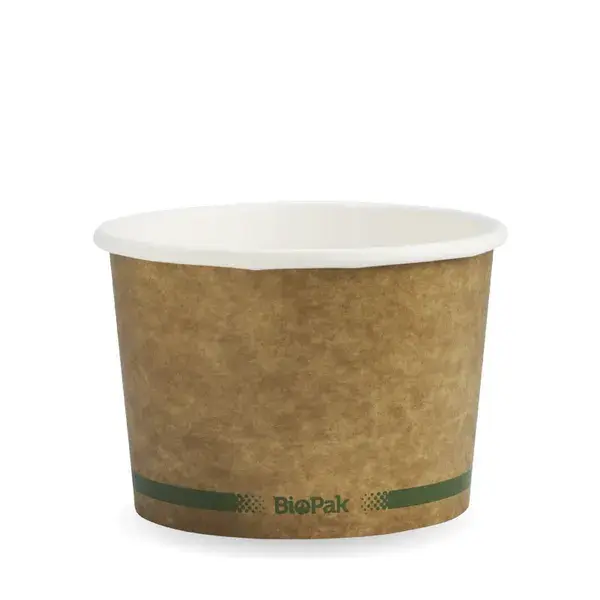 BIOBOWL 16oz PAPER BOWL NATURAL