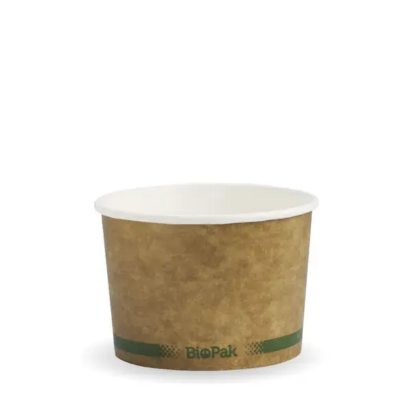 BIOBOWL 8oz PAPER BOWL NATURAL