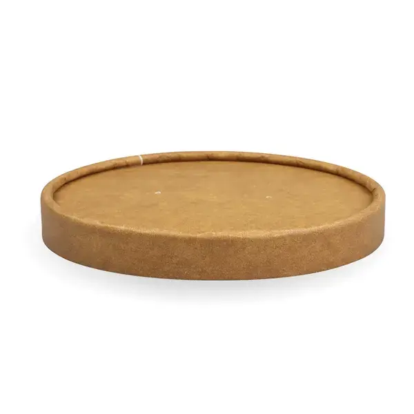 KRAFT PAPER LID to suit 430-950ML / 12-32OZ BIOBOWL
