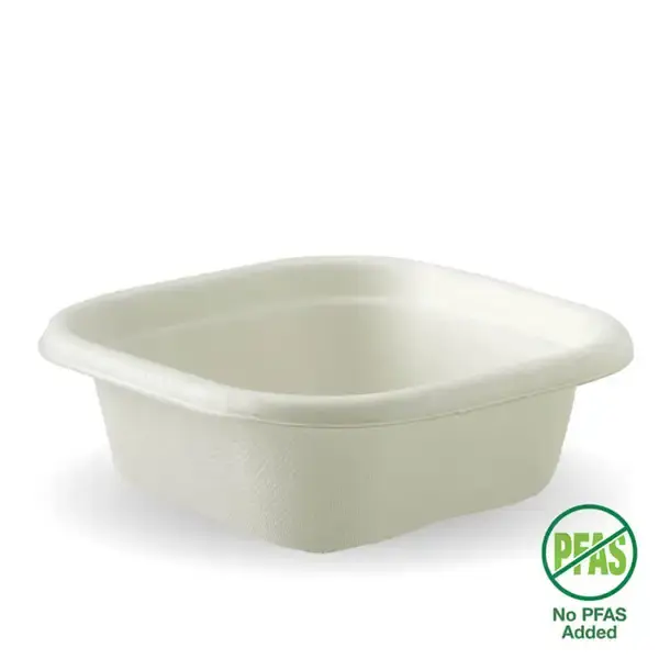 [BIOBSLB280W] BIOCANE 280ml SQUARE CONTAINER WHITE