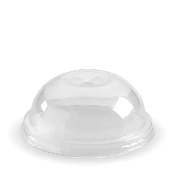 [BIOC76DX] BIO CLEAR DOME LID to suit 60-280ml CLEAR BIOCUPS (X SLOT)