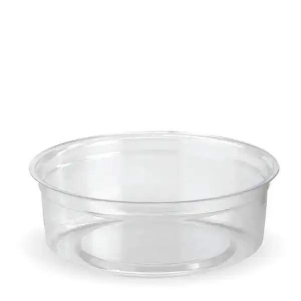 BIOBOWL 240mL ROUND CLEAR PLA BOWL (use C121 LID)