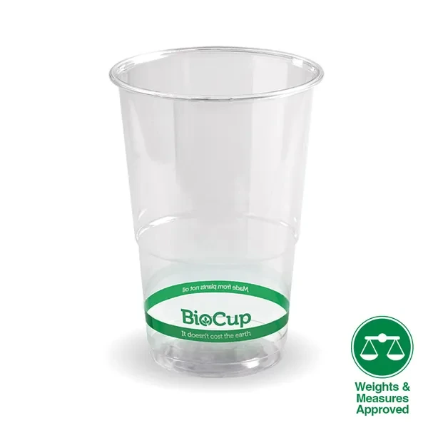 [BIOR280Y] BIOCUP 280ML PLA CLEAR CUP