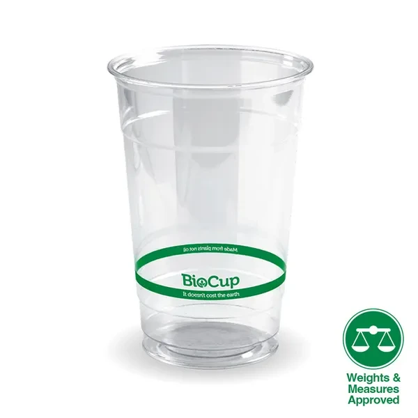 BIOCUP 600ML PLA CLEAR CUP
