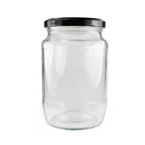 500ml Glass Jar + Lids (24)