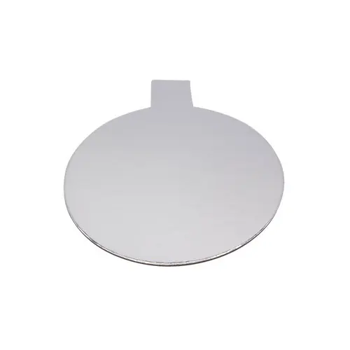 [CCFT80] CAKE CIRCLE SILVER FOIL 80mm with 20mmTAB