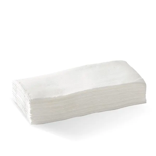 2 PLY DINNER NAPKIN WHITE GT 1/8 FOLD