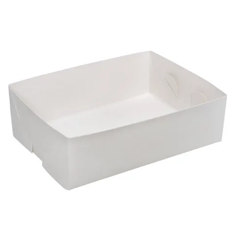 CAKE TRAY GL WH24 250x180x55