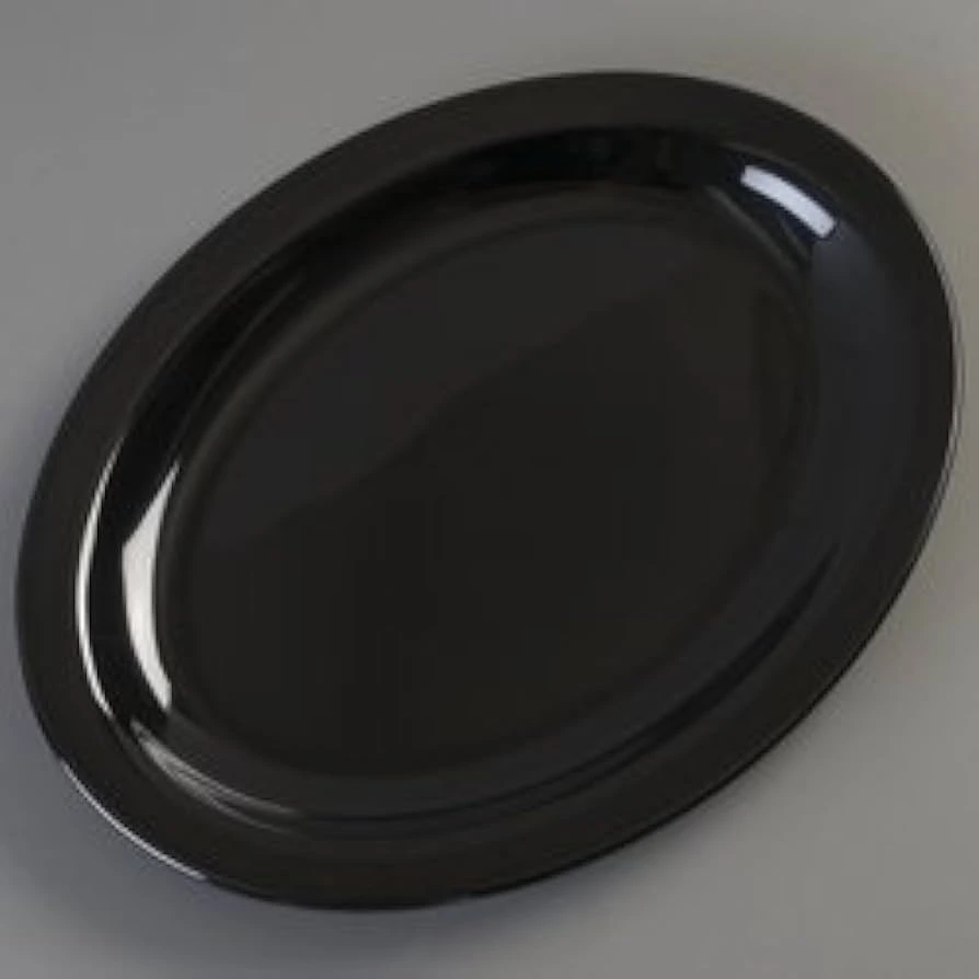 OVAL PLATTER 16in/40cm BLACK