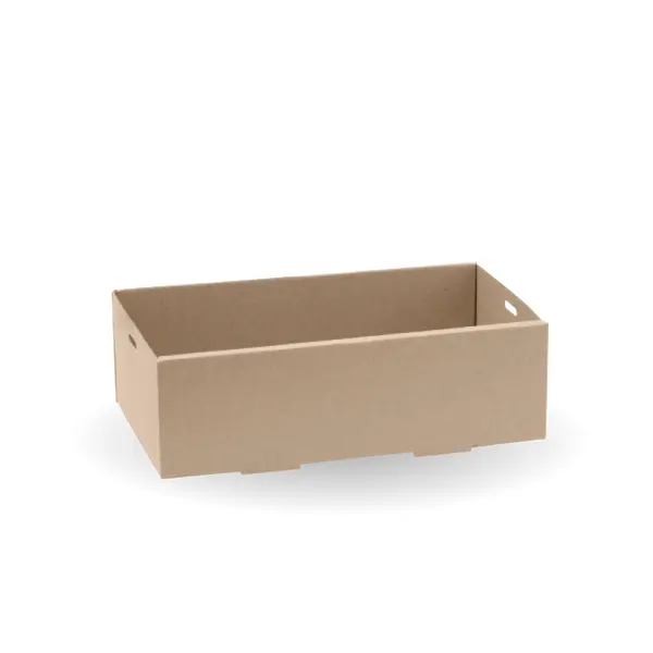 TRAY - KRAFT 1 EXTRA SMALL CATERTING TRAY CORRUGATED 255X150X80