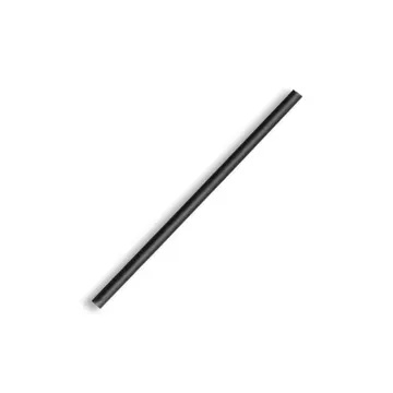 [DSPAPERCB] COCKTAIL PAPER STRAW BLACK 135x4.5mm