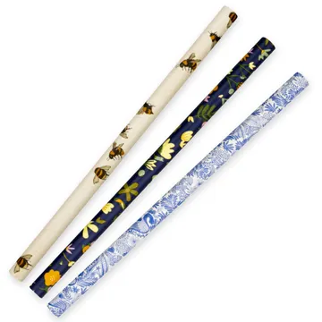 [DSPAPERJART] JUMBO PAPER STRAW 197x10mm ART SERIES