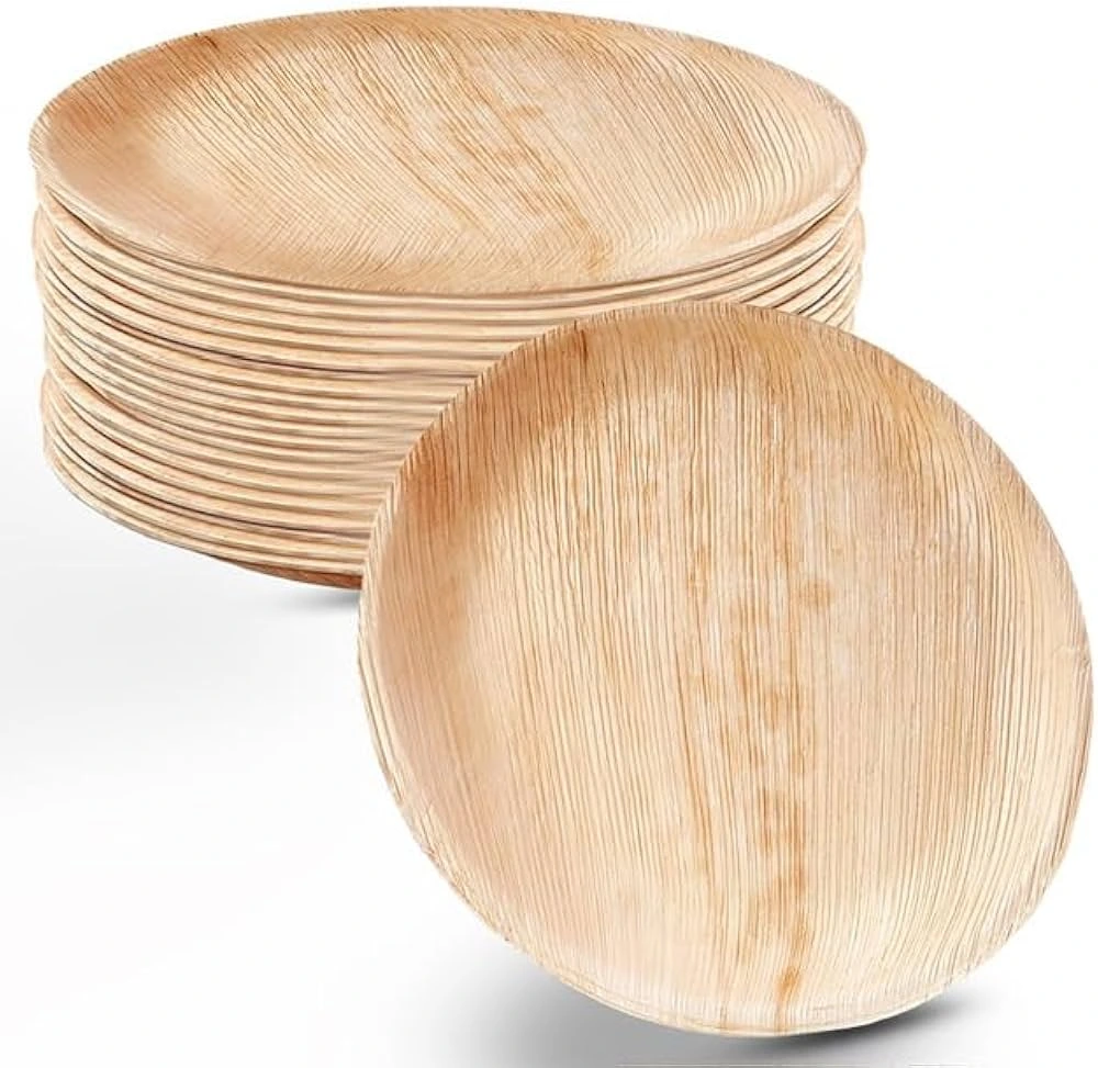 [ECOR250] ECO PALM ROUND PLATE 10in 25x2.5cm