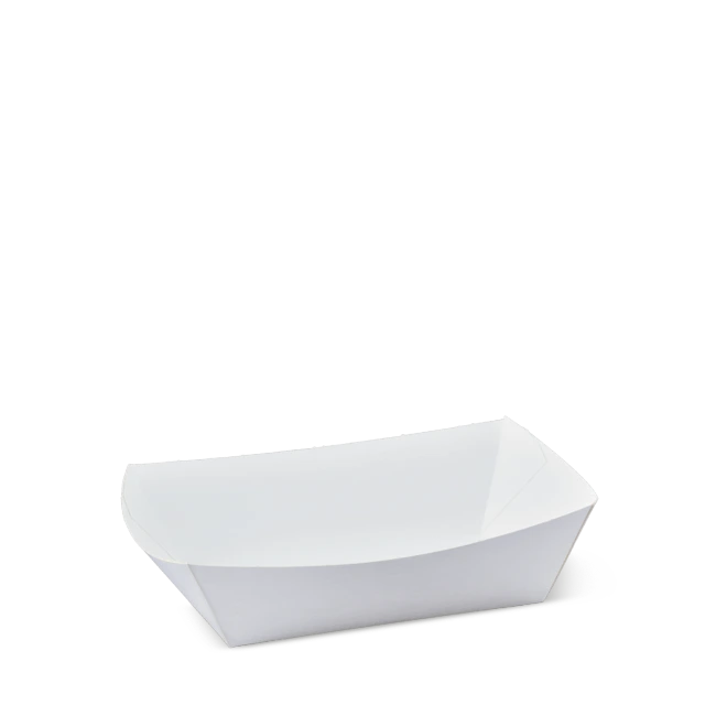 [FT2] FOOD TRAY #2 11X7X4(BASE) P370S0001 WHITE