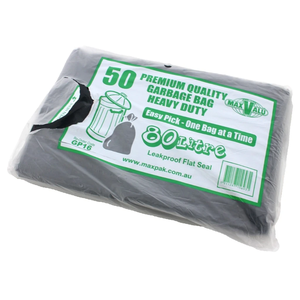 [GB75H] GARBAGE BAGS H/DUTY 75/80 LT (GP16)(GP82EHD)