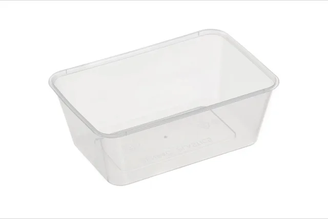 GENFAC RECT PLASTIC CONTAINER 900ml