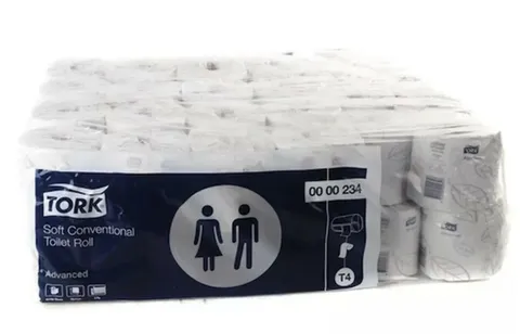 2PLY TORK TOILET ROLL 400 SHEET WHITE (0000234)