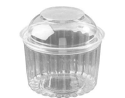 [SDL16VISY] SHOWBOWL CLEAR DL16 HINGED DOME LID 116x70mm *SA BAN READY TO EAT MULTI SERVE ONLY