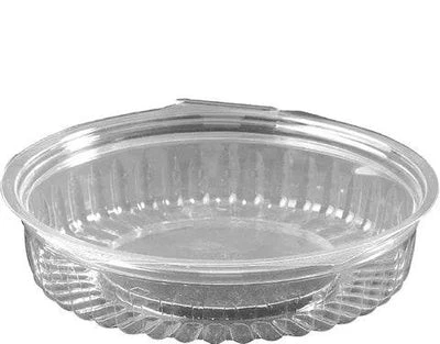 [SFL20VISY] SHOWBOWL CLEAR 20oz 560ml HINGED FLAT LID 170x40mm *SA BAN READY TO EAT MULTI SERVE ONLY