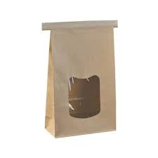 SOS WIN LG BROWN TIN TIE BAGS 242X155X70mm (C615S0010) (D6601T)