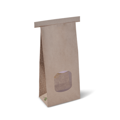 SOS WIN SM BROWN TIN TIE BAGS 260X88X47mm (C644S0010) (D6864T)
