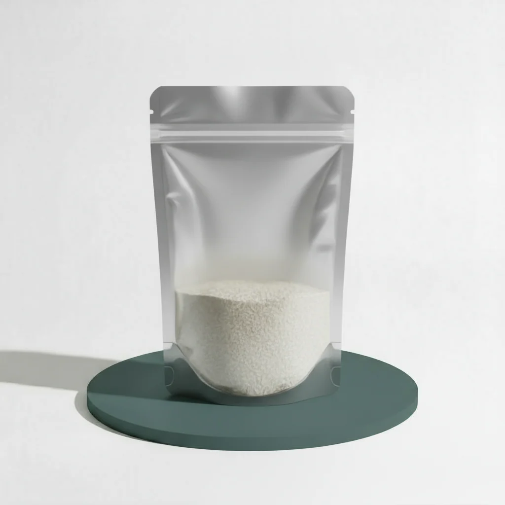 Standup POUCH 250g SILVER/CLEAR 230x160x90mm