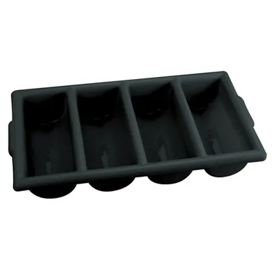 [TI45045BK] CUTLERY BOX 4 COMP BLACK (code TOM03640-BK)