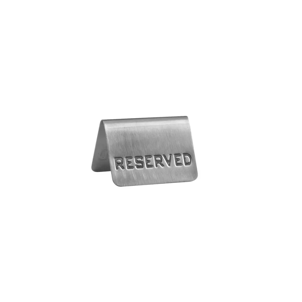 [TI57808] RESERVED SIGN-S/S A-FRAME 75x50mm