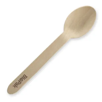 [WSPCOAT] 16cm COATED WOOD SPOON