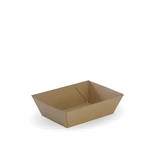 [BBT1] CORRUGATED BROWN BOARD TRAY 1 (base)