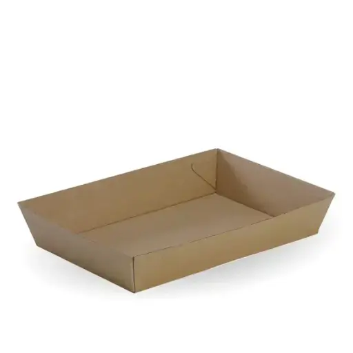 [BBT4] CORRUGATED BROWN BOARD TRAY 4 (base)