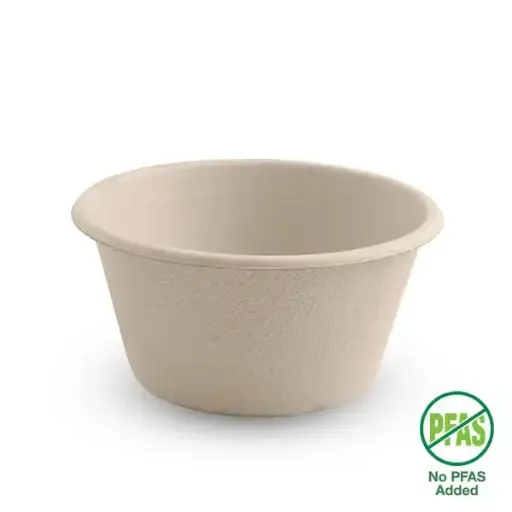 [BIOBSC120N] 120ml NATURAL SUGARCANE SAUCE CONTAINER
