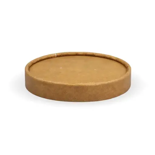 [BIOBSCKL8PAPER] KRAFT PAPER BIOBOWL LID to suit 250ML / 8oz BIOBOWL