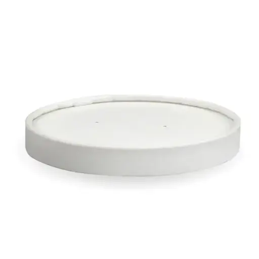 [BIOBSCL12PLA] WHITE PLA BIOBOWL LID to suite 12/16/24/32oz PAPER BIOBOWL