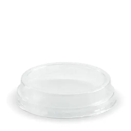 [BIOC76] BIO CLEAR RAISED LID to suit 60-280ml CLEAR BIOCUPS (NO HOLE) 