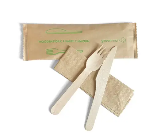 [BIOHY16KFN] MEALPACK KNIFE FORK & NAPKIN SET