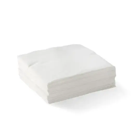 [BIOLBCNCEW] COCKTAIL BIONAPKIN 2PLY 1/4 FOLD WHITE