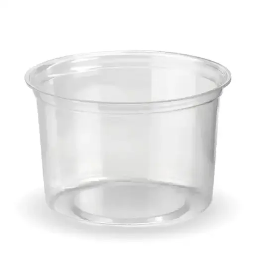 [BIOP500] BIOBOWL 500mL ROUND CLEAR PLA BOWL (use C121 LID)