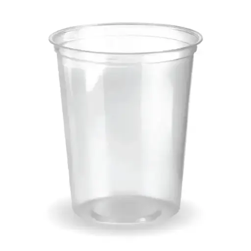 [BIOP960] BIOBOWL 960mL ROUND CLEAR PLA BOWL (use C121 LID)