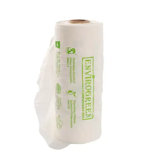 [BIOPRG] HOME COMPOSTABLE PRODUCE BAG ON ROLL CP4535 (450X250+100)(250per roll)