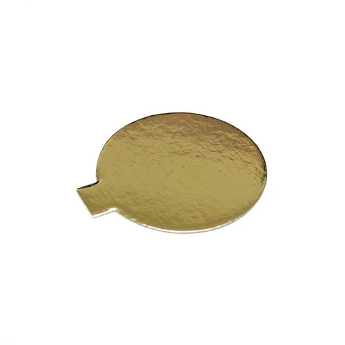 [CCGT80] CAKE CIRCLE GOLD FOIL 80mm 20mmTAB