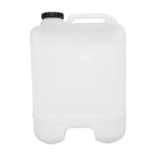 [VC20Q] 20Lt Natural Cubed Drum Bung & Black Lid